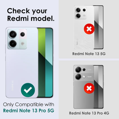 For Xiaomi Redmi Note 13 Pro 5G NORTHJO Camera LensCD Vein Metal Ring Tempered Glass Film(Silver) -  by NORTHJO | Online Shopping UK | buy2fix