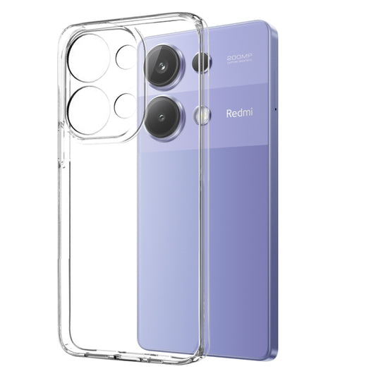 For Xiaomi Redmi Note 13 Pro 4G NORTHJO Transparent TPU Phone Case with Tempered Glass Film(Transparent) - Xiaomi Cases by NORTHJO | Online Shopping UK | buy2fix