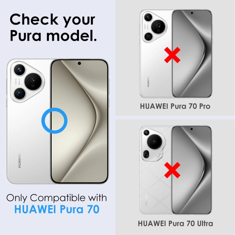 For Huawei Pura 70 NORTHJO Camera Lens CD Vein Metal Ring Tempered Glass Film(Silver) - Huawei Tempered Glass by NORTHJO | Online Shopping UK | buy2fix