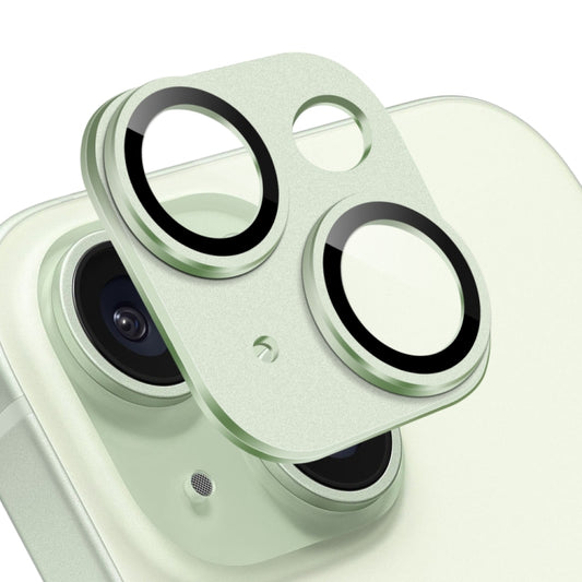 For iPhone 15 / 15 Plus NORTHJO Matte Camera Lens Protector Tempered Glass Rear Lens Film(Green) - iPhone 15 Tempered Glass by NORTHJO | Online Shopping UK | buy2fix