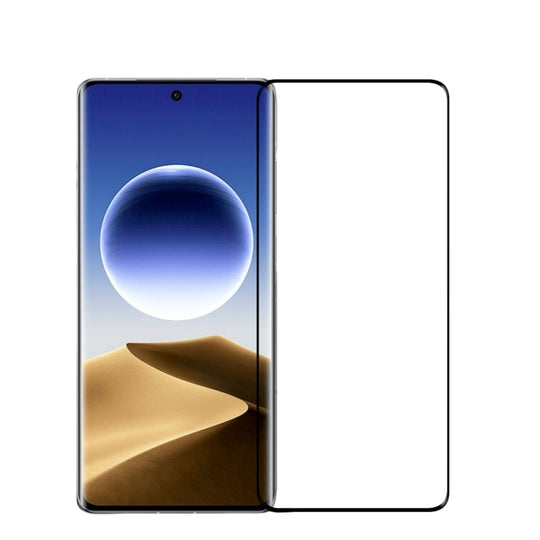 For OPPO Find X7 Ultra MOFI 9H 3D Hot Bending Tempered Glass Film(Black)