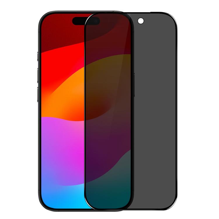 For iPhone 17 Pro Max NORTHJO A++ 28 Degree Privacy Full Glue Silk Printing Tempered Glass Film - iPhone 17 Pro Max Tempered Glass by NORTHJO | Online Shopping UK | buy2fix