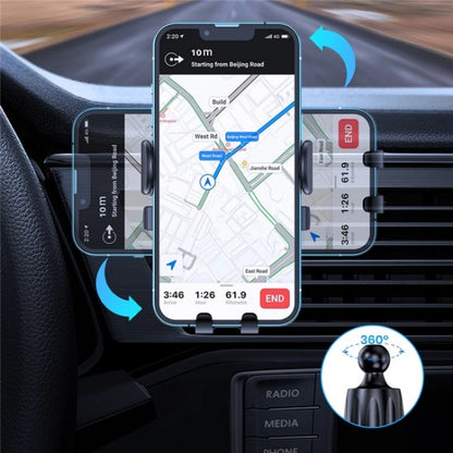 D23+CF Car Air Conditioning Outlet Navigation Mobile Phone Rotation Holder by buy2fix