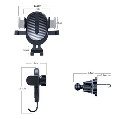 D23+CF Car Air Conditioning Outlet Navigation Mobile Phone Rotation Holder by buy2fix