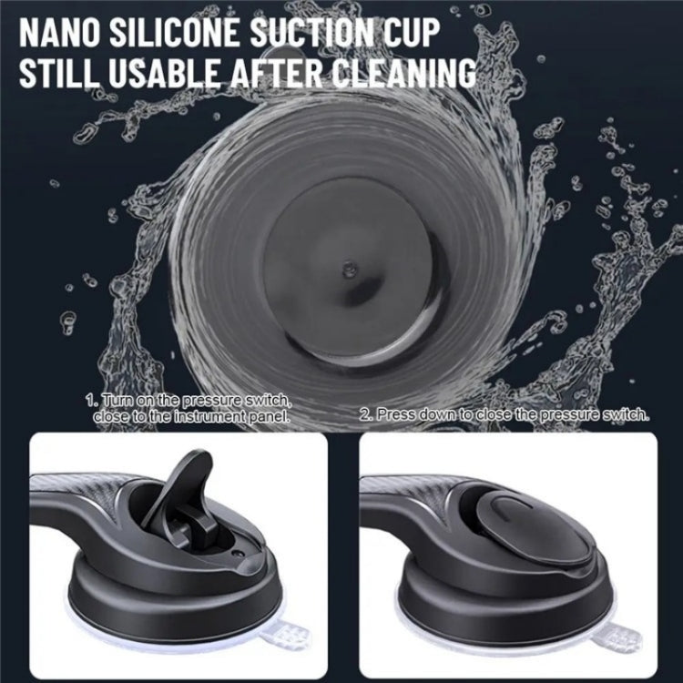 ES25 Nano Silicone Suction Cup Mount Car Dashboard / Windshield Phone Holder by buy2fix