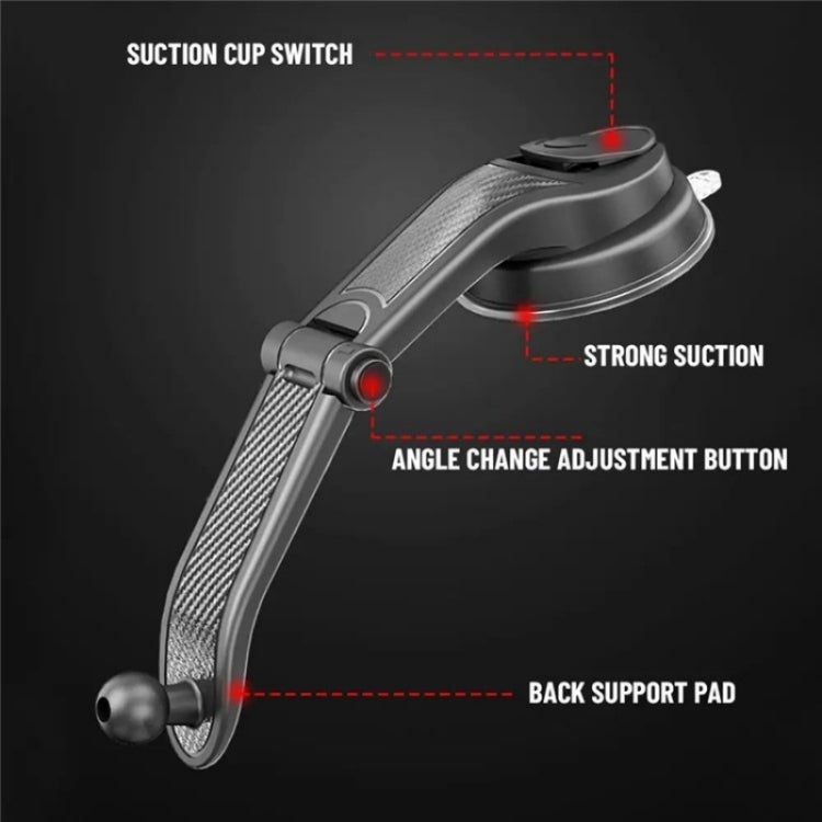 ES25 Nano Silicone Suction Cup Mount Car Dashboard / Windshield Phone Holder by buy2fix