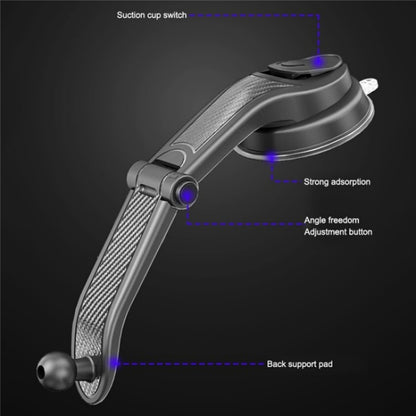 ES281 Car Dashboard Windshield Air Vent Suction Cup Phone Holder For 4-6.7 Inch Phone Mount by buy2fix