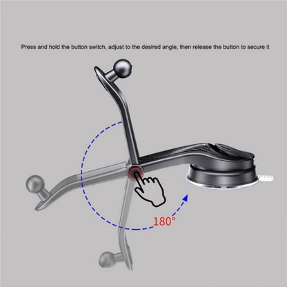 ES281 Car Dashboard Windshield Air Vent Suction Cup Phone Holder For 4-6.7 Inch Phone Mount by buy2fix