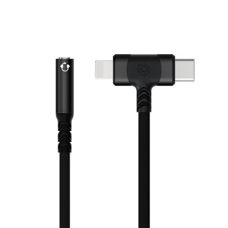 JS-65 Male to 3.5mm Audio Female Headphone Adapter Cable Cord(Black) by buy2fix