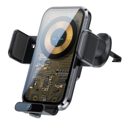 X11s 66W High Power Transparent Car Wireless Charger Phone Bracket(Titanium) - Wireless Charger Holders by buy2fix | Online Shopping UK | buy2fix