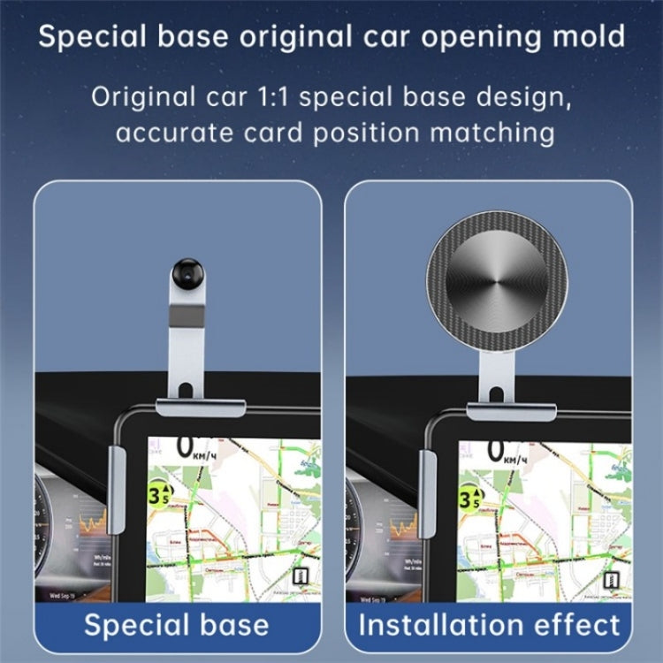 P10 For New Energy Vehicle Aluminum Alloy Screen Base Navigation Bracket by buy2fix