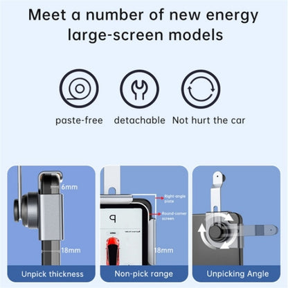 P10 For New Energy Vehicle Aluminum Alloy Screen Base Navigation Bracket by buy2fix