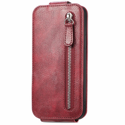 For Motorola Edge 2024 Zipper Wallet Vertical Flip Leather Phone Case(Red) by buy2fix