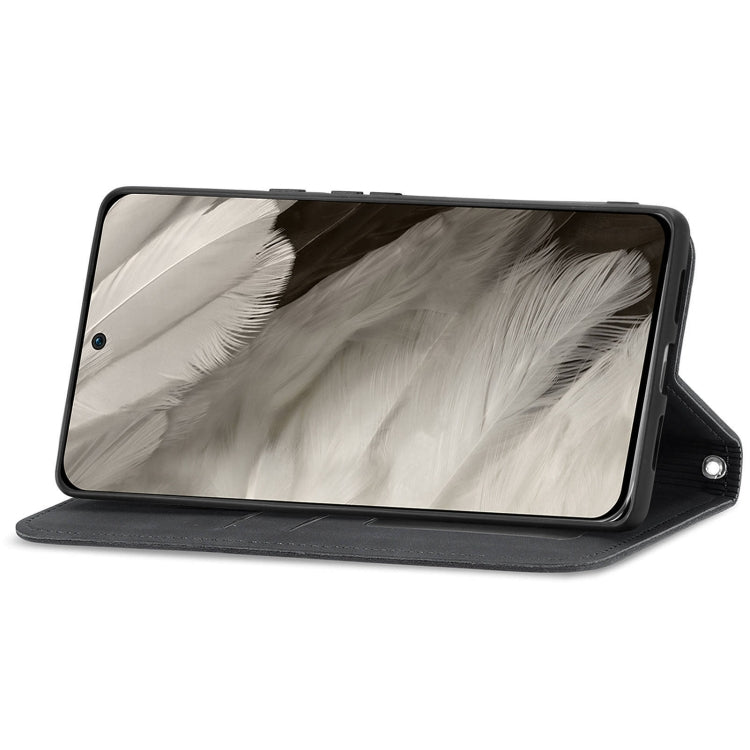For Google Pixel 9 Retro Skin Feel Magnetic Flip Leather Phone Case(Black) by buy2fix
