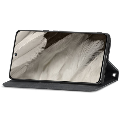 For Google Pixel 9 Retro Skin Feel Magnetic Flip Leather Phone Case(Black) by buy2fix
