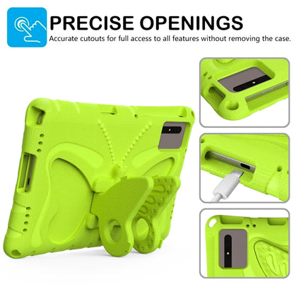 For Samsung Galaxy Tab S8 11 X700N Butterfly Bracket EVA Shockproof Tablet Case(Grass Green) by buy2fix