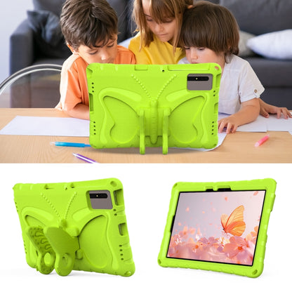 For Samsung Galaxy Tab S8 11 X700N Butterfly Bracket EVA Shockproof Tablet Case(Grass Green) by buy2fix