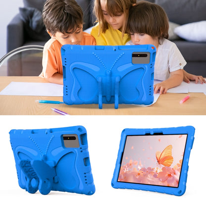 For Samsung Galaxy Tab S8 11 X700N Butterfly Bracket EVA Shockproof Tablet Case(Blue) by buy2fix