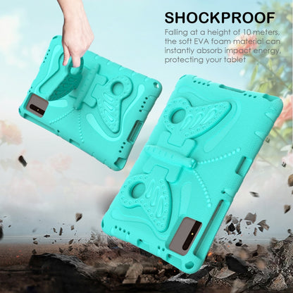 For Samsung Galaxy Tab S8 11 X700N Butterfly Bracket EVA Shockproof Tablet Case(Mint Green) by buy2fix