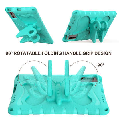 For Samsung Galaxy Tab S8 11 X700N Butterfly Bracket EVA Shockproof Tablet Case(Mint Green) by buy2fix