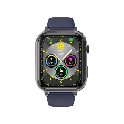 G18 1.83 inch Color Screen Smart Watch Silicone Strap, Support Noninvasive Blood Sugar / Uric Acid(Blue) by buy2fix