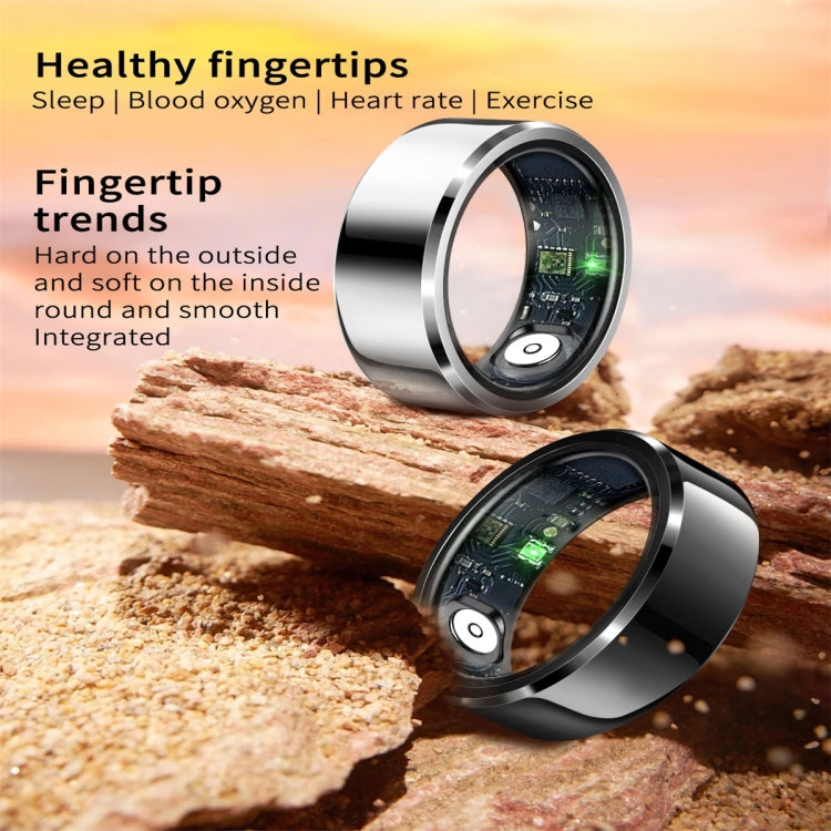 R6 SIZE 11 Smart Ring, Support Heart Rate / Blood Oxygen / Sleep Monitoring(White) by buy2fix