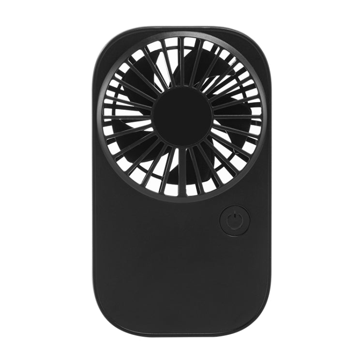 F11 Portable Rechargeable Hanging Neck Fan Cooling Handheld Fan 3 Speeds Desk Fan(Black) by buy2fix