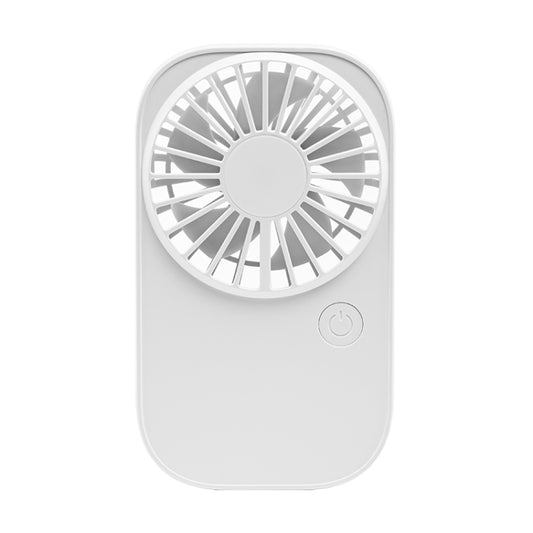 F11 Portable Rechargeable Hanging Neck Fan Cooling Handheld Fan 3 Speeds Desk Fan(White) by buy2fix