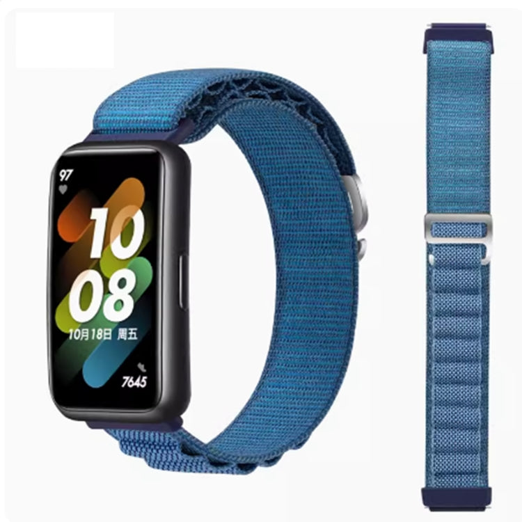 For Huawei Band 8 / 9 Loop Nylon Watch Band(Cape Blue) by buy2fix