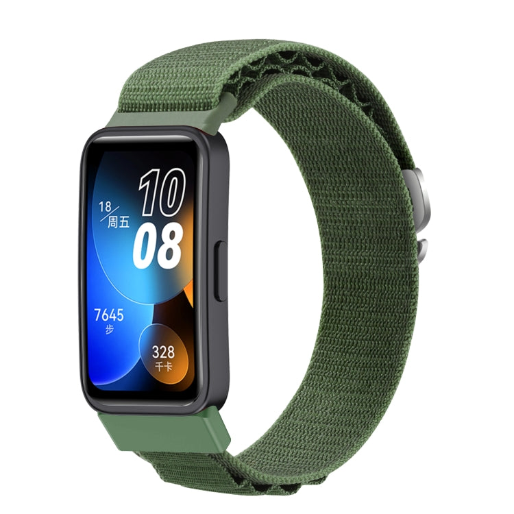 For Huawei Band 8 / 9 Loop Nylon Watch Band(Green) by buy2fix