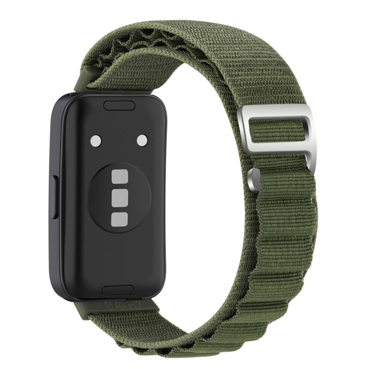 For Huawei Band 8 / 9 Loop Nylon Watch Band(Green) by buy2fix