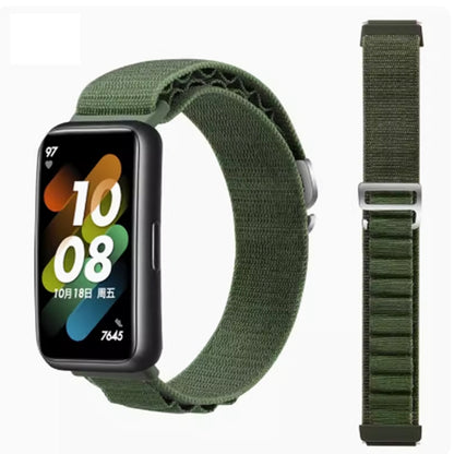 For Huawei Band 8 / 9 Loop Nylon Watch Band(Green) by buy2fix