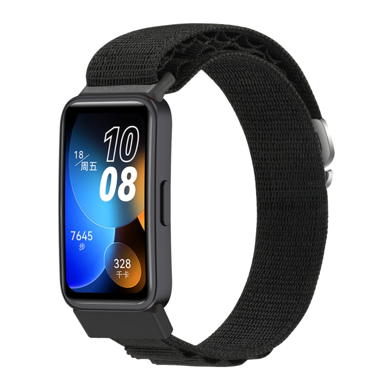 For Huawei Band 8 / 9 Loop Nylon Watch Band(Black) by buy2fix
