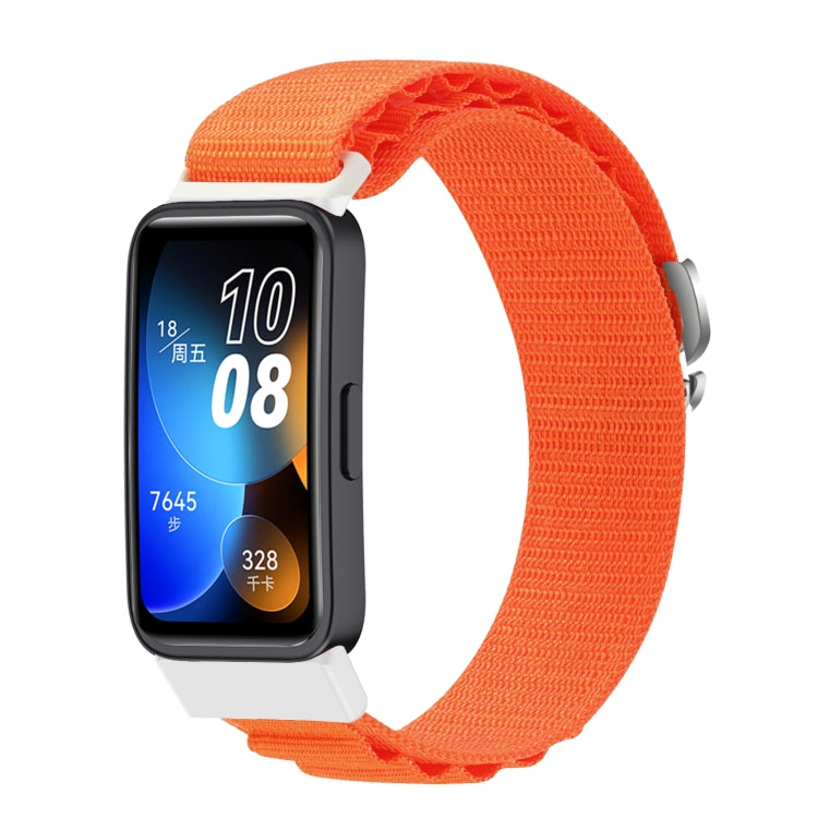 For Huawei Band 8 / 9 Loop Nylon Watch Band(Orange) by buy2fix