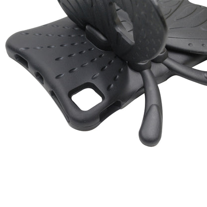 For iPad Air 11 2025 / 2024 Butterfly Bracket Kids EVA Shockproof Tablet Case(Black) - iPad Air 11 2025 / 2024 Cases by buy2fix | Online Shopping UK | buy2fix