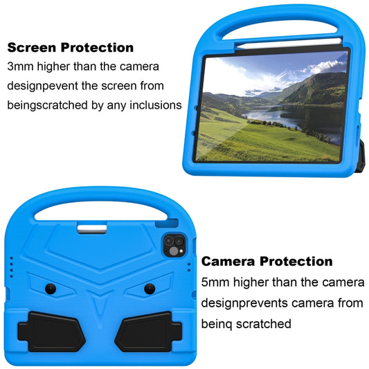 For iPad Air 11 2025 / 2024 Sparrow Style Shockproof Kickstand EVA Tablet Case(Blue) - iPad Air 11 2025 / 2024 Cases by buy2fix | Online Shopping UK | buy2fix