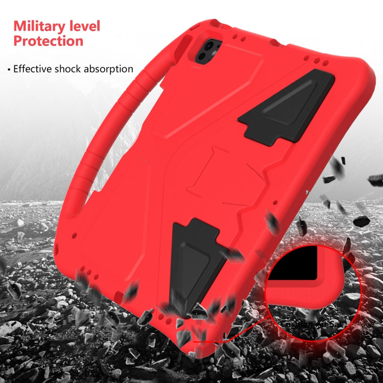 For iPad Air 13 2025 / 2024 EVA Shockproof Tablet Case with Holder(Red) - iPad Air 13 2025 / 2024 Cases by buy2fix | Online Shopping UK | buy2fix
