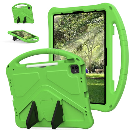 For iPad Air 13 2025 / 2024 EVA Shockproof Tablet Case with Holder(Green) - iPad Air 13 2025 / 2024 Cases by buy2fix | Online Shopping UK | buy2fix