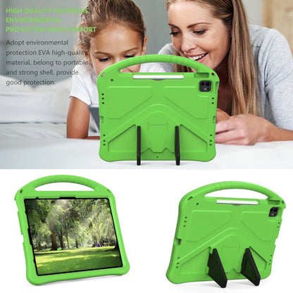 For iPad Air 13 2025 / 2024 EVA Shockproof Tablet Case with Holder(Green) - iPad Air 13 2025 / 2024 Cases by buy2fix | Online Shopping UK | buy2fix
