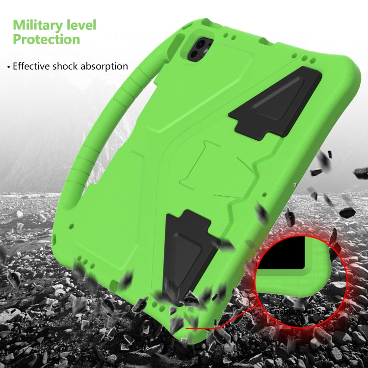 For iPad Air 13 2025 / 2024 EVA Shockproof Tablet Case with Holder(Green) - iPad Air 13 2025 / 2024 Cases by buy2fix | Online Shopping UK | buy2fix