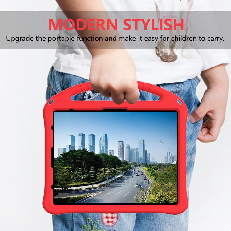 For iPad Pro 13 2025 / 2024 EVA Shockproof Tablet Case with Holder(Red) by buy2fix