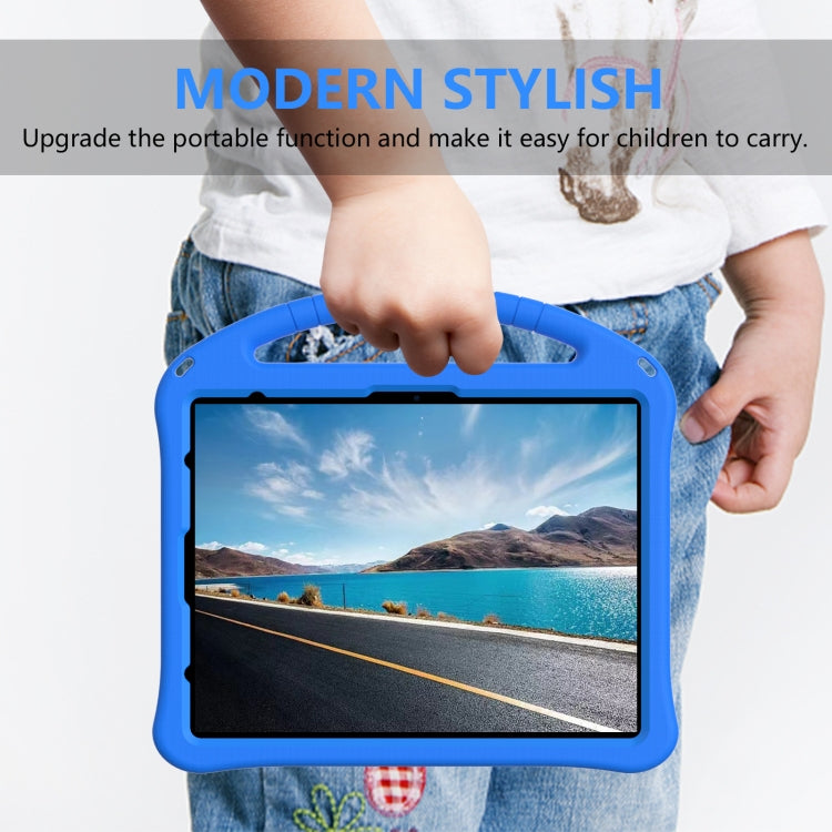 For iPad Pro 12.9 2018-2023 EVA Shockproof Tablet Case with Holder(Blue) - iPad Pro 12.9 (2022/2021) Cases by buy2fix | Online Shopping UK | buy2fix