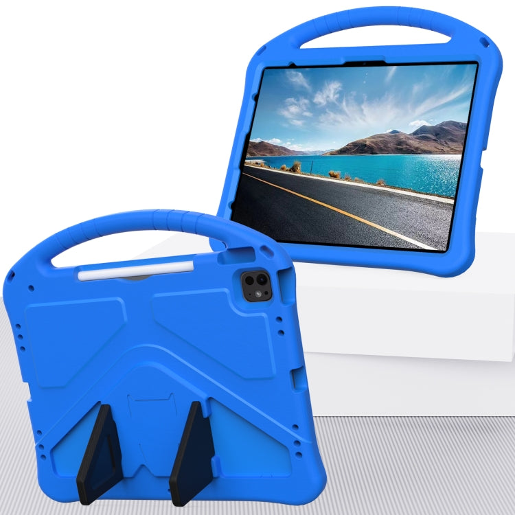 For iPad Pro 12.9 2018-2023 EVA Shockproof Tablet Case with Holder(Blue) - iPad Pro 12.9 (2022/2021) Cases by buy2fix | Online Shopping UK | buy2fix