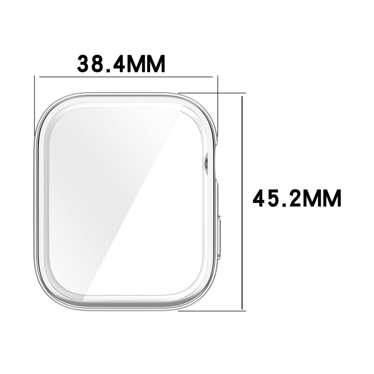 For Huawei Watch Fit 3 Full Coverage TPU Electroplated Watch Protective Case(Sliver) by buy2fix
