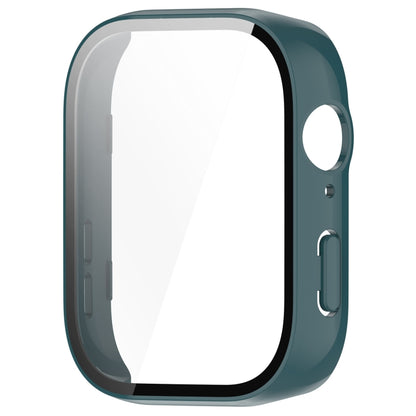 For Huawei Watch Fit 3 PC + Tempered Film Integrated Watch Protective Case(Dark Green) by buy2fix