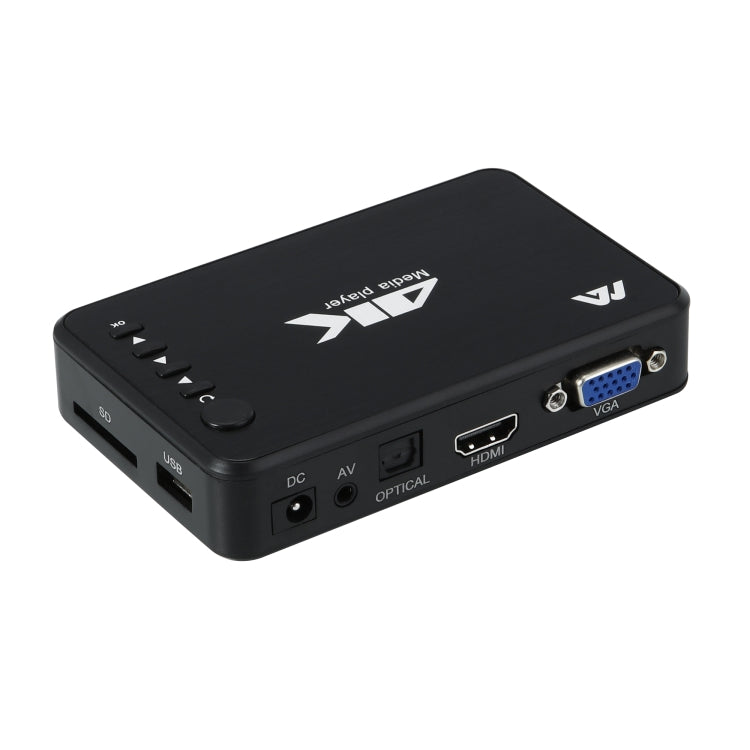 4K 30HZ HDD Player AV+VGA+HDMI SD Card U Disk Player(EU) by buy2fix