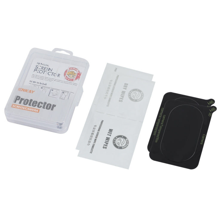 For OPPO Reno11 Global 2pcs ENKAY 9H Rear Camera Lens Tempered Glass Film(Transparent) - OPPO Tempered Glass by ENKAY | Online Shopping UK | buy2fix
