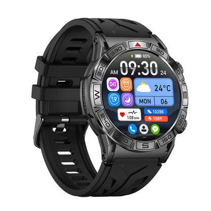 KC80 1.43 inch Color Screen Smart Watch, Support AI Voice Assistant / Bluetooth Call(Black) by buy2fix