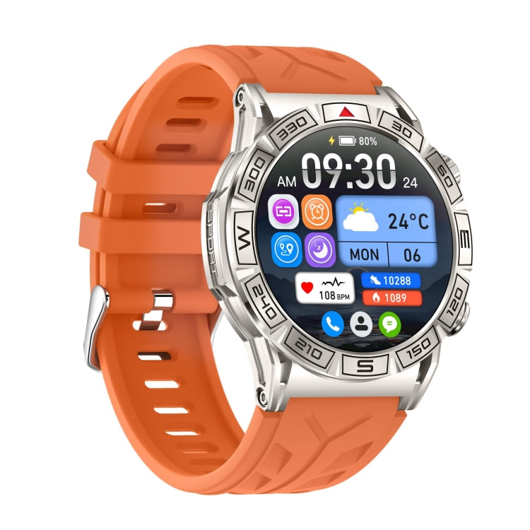 KC80 1.43 inch Color Screen Smart Watch, Support AI Voice Assistant / Bluetooth Call(Orange) by buy2fix