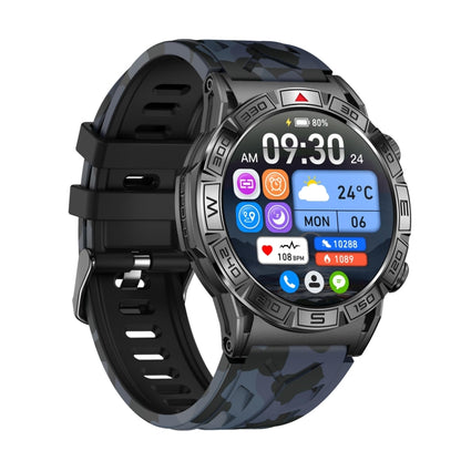 KC80 1.43 inch Color Screen Smart Watch, Support AI Voice Assistant / Bluetooth Call(Camouflage Black) by buy2fix